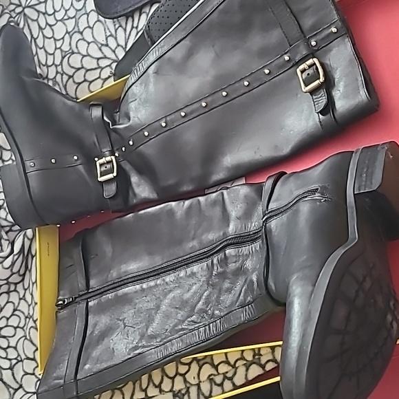 VINCE COMUTO LEATHER BOOTS - Picture 3 of 8